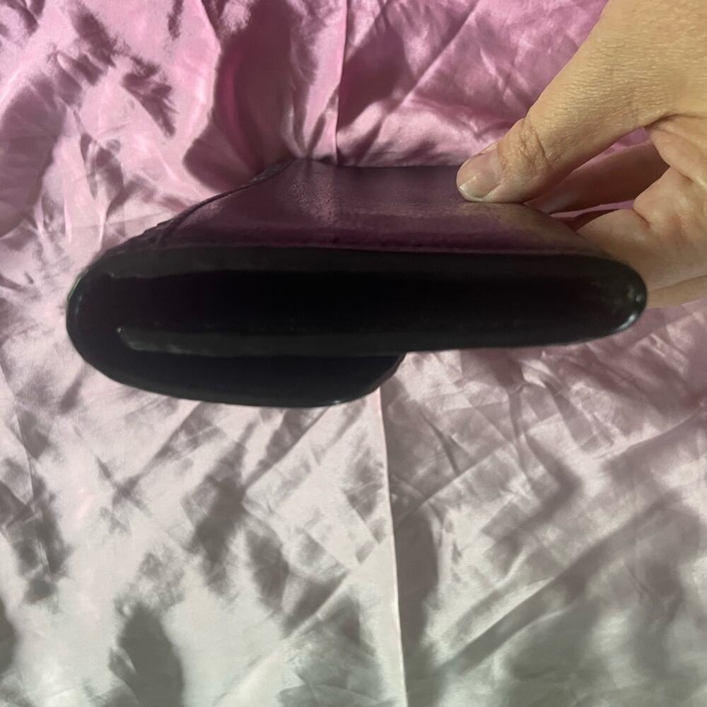 Coach Python Glitter Black Leather Wallet - Euc - image 6